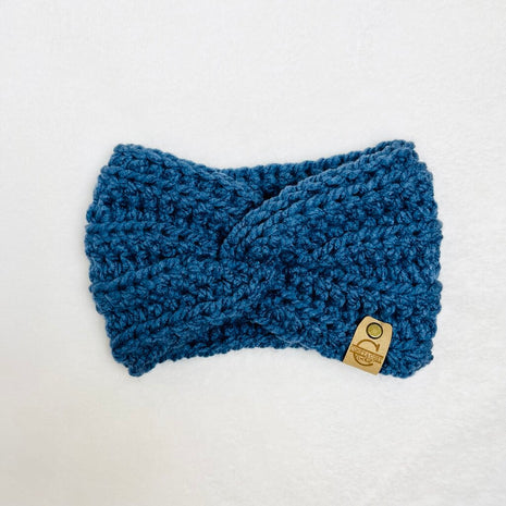 Twisted Headband - Denim
