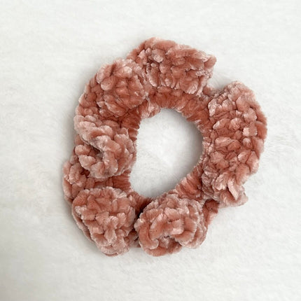 Velvet Scrunchie - Coral