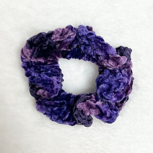 Velvet Scrunchie - Purple Shades