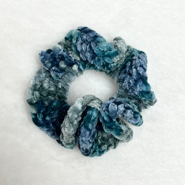 Velvet Scrunchie - Sea Shades