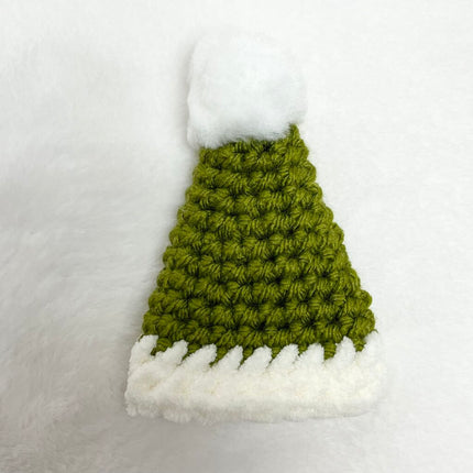 Wine Bottle Topper - Green Elf Hat
