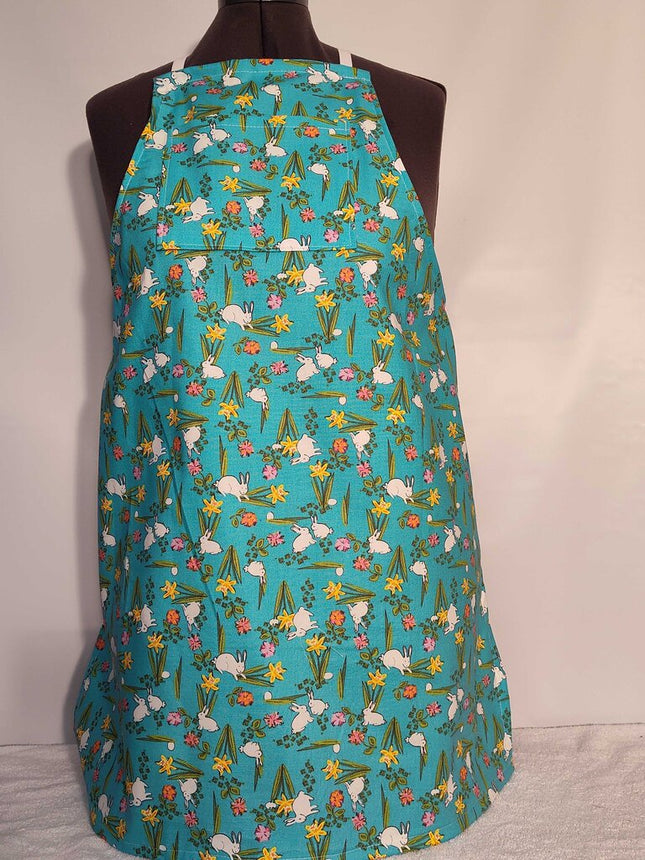Adult Aprons Bunnies in the Garden