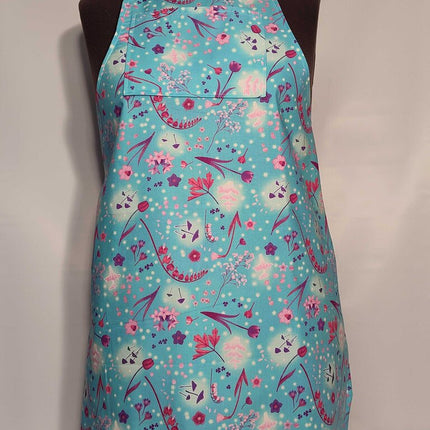 Adult Aprons Purple Tulips