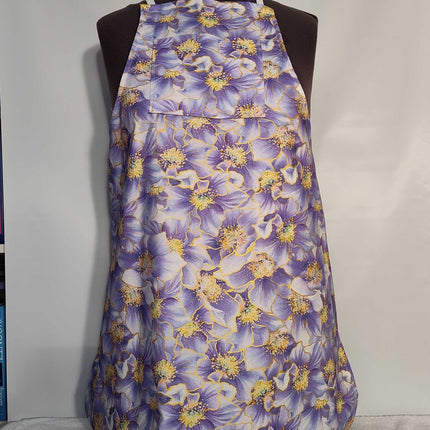 Adult Aprons Lavender and Gold