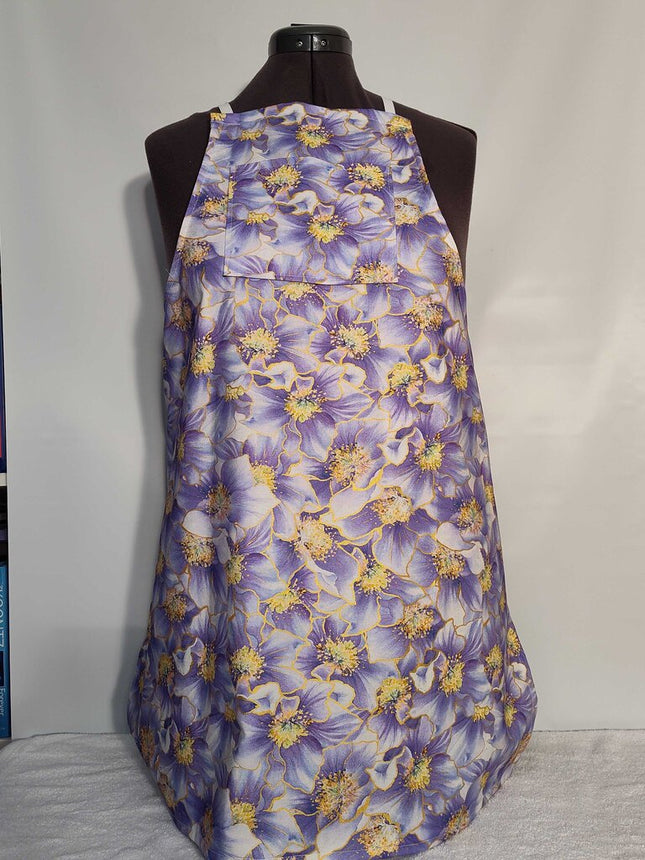 Adult Aprons Lavender and Gold