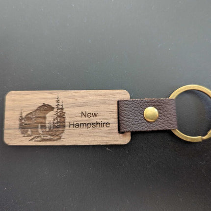 NH Souvenir Bear Keychain