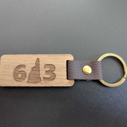 NH Souvenir Area code Keychain