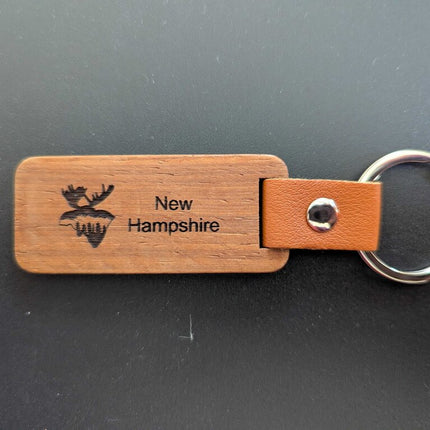 NH Souvenir Moose Keychain