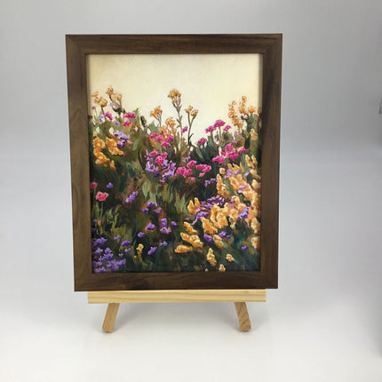 Goldenrod Hill - Wildflowers 8x10 Art Print FRAMED