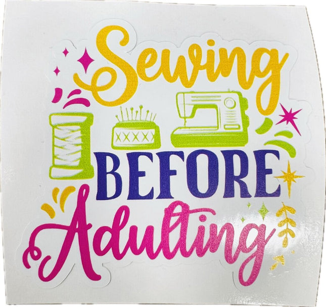 Sticker - Sewing Before Adulting