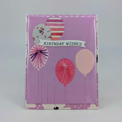 Stitched Balloon Birthday Greeting Card - view 1