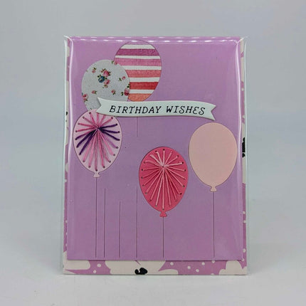 Stitched Balloon Birthday Greeting Card