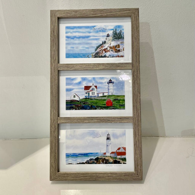 Acadia,Nubble,Portland head trio
