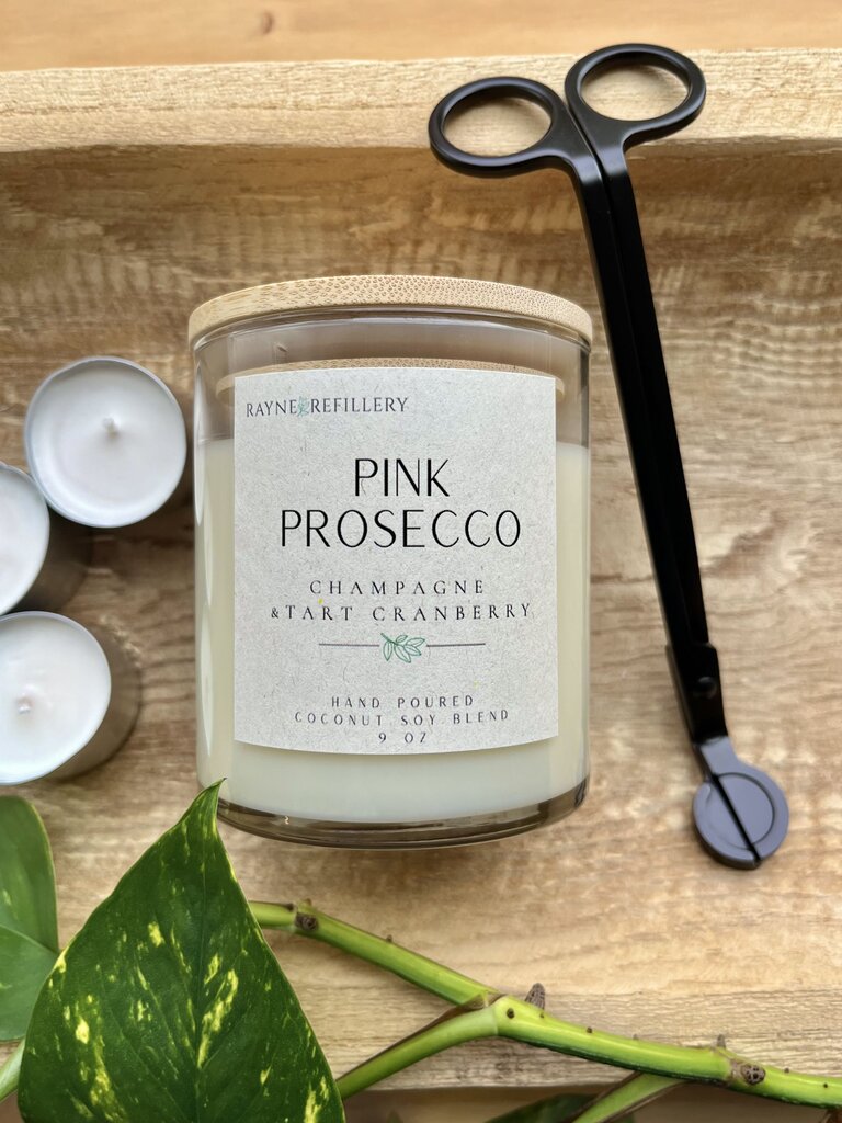 Concord Vessel - CoconutSoy Wax Candle - Pink Prosecco