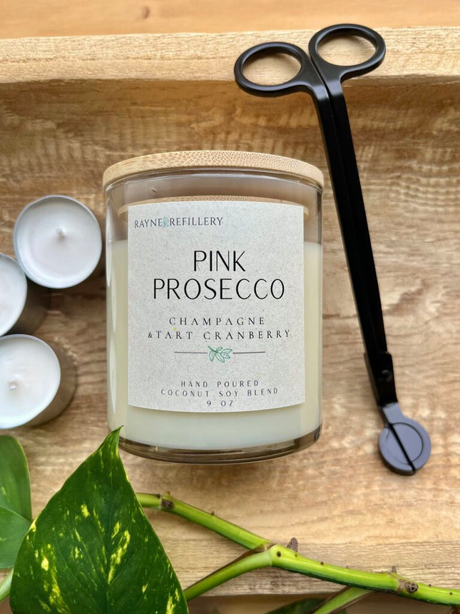 Concord Vessel - CoconutSoy Wax Candle - Pink Prosecco