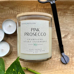 Concord Vessel - CoconutSoy Wax Candle - Pink Prosecco - view 1