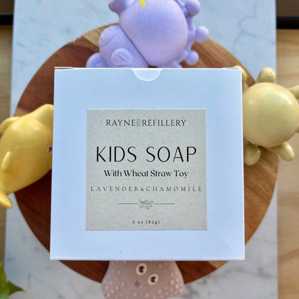 Kids Soap with Wheat Straw Bath Toy - Jellyfish
