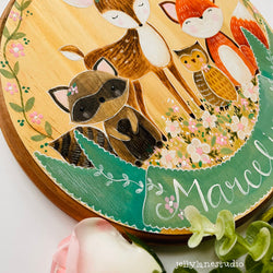 WOODLAND ANIMALS NURSERY SIGN - view 4