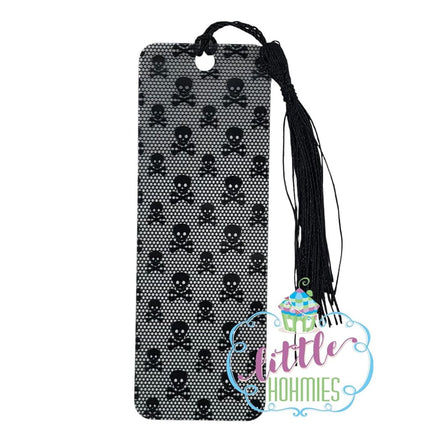 Bookmark - Lace Skull