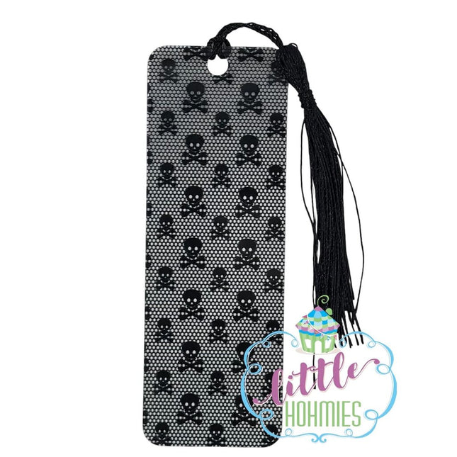 Bookmark - Lace Skull