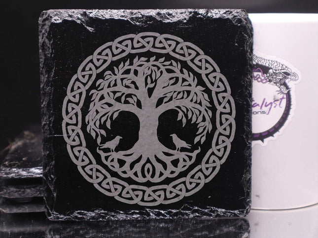 Viking Slate Coaster 4pk