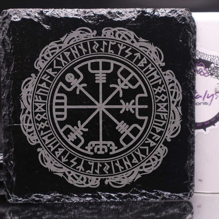 Viking Slate Coaster 4pk