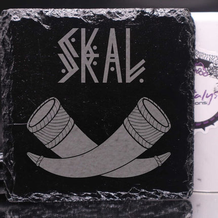 Viking Slate Coaster 4pk