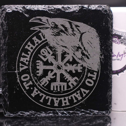 Viking Slate Coaster 4pk