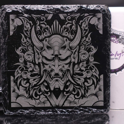 Oni Slate Coaster 4pk