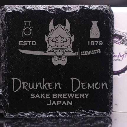 Oni Slate Coaster 4pk