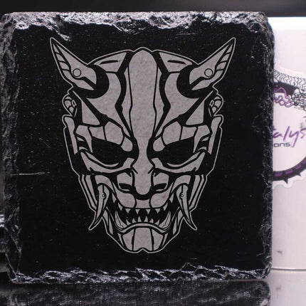 Oni Slate Coaster 4pk