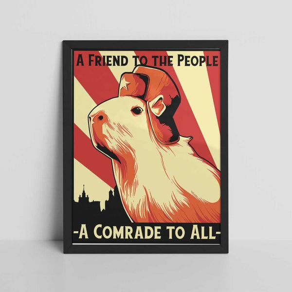 Capybara Art Print