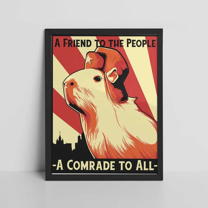 Capybara Art Print