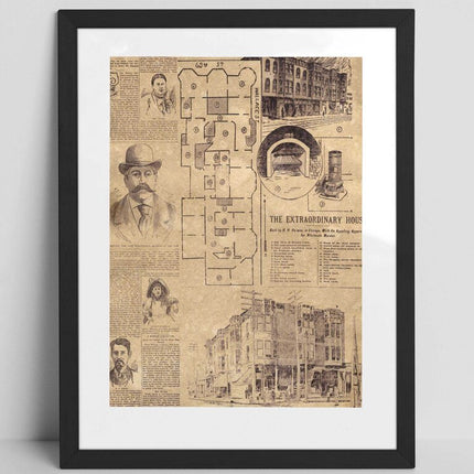 HH Holmes Art Print