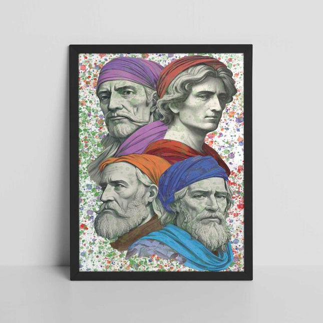 Oldman Human Renaissance Painters Art Print