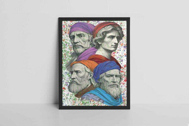 Oldman Human Renaissance Painters Art Print