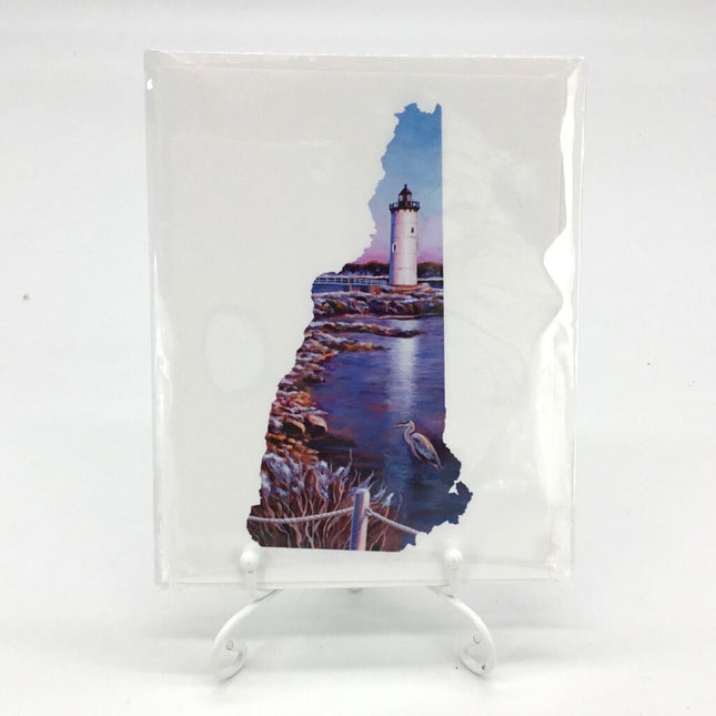 New Hampshire V - Ocean Lighthouse All Occasion Greeting Card