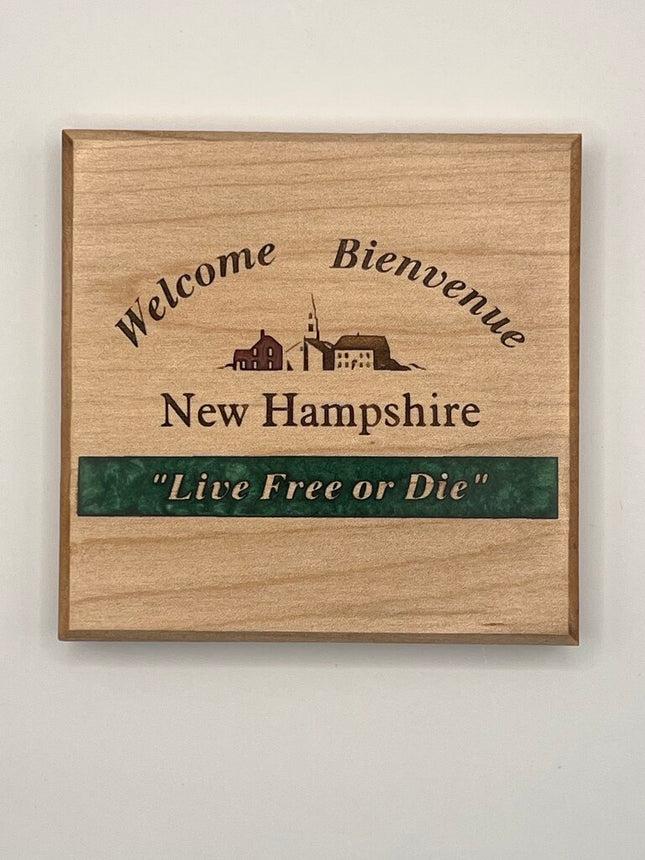 Coaster - Welcome Bienvenue Green/red Epoxy