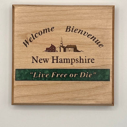 Coaster - Welcome Bienvenue Green/red Epoxy