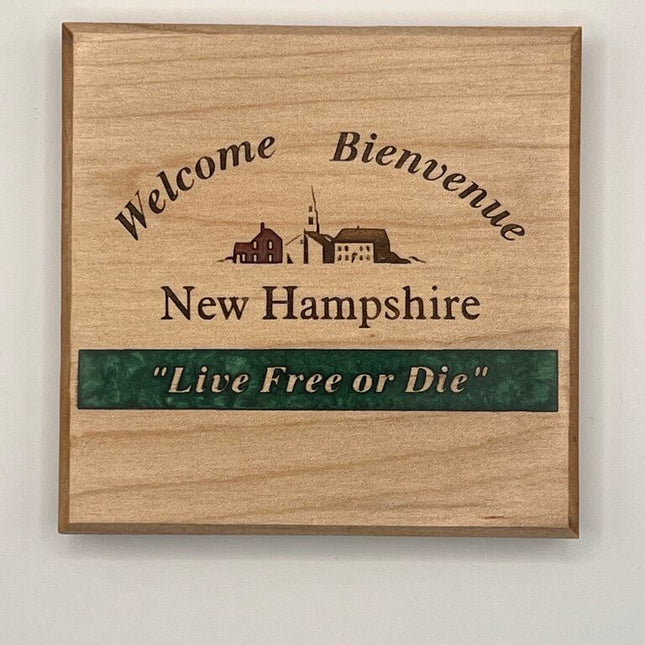 Coaster - Welcome Bienvenue Green/red Epoxy