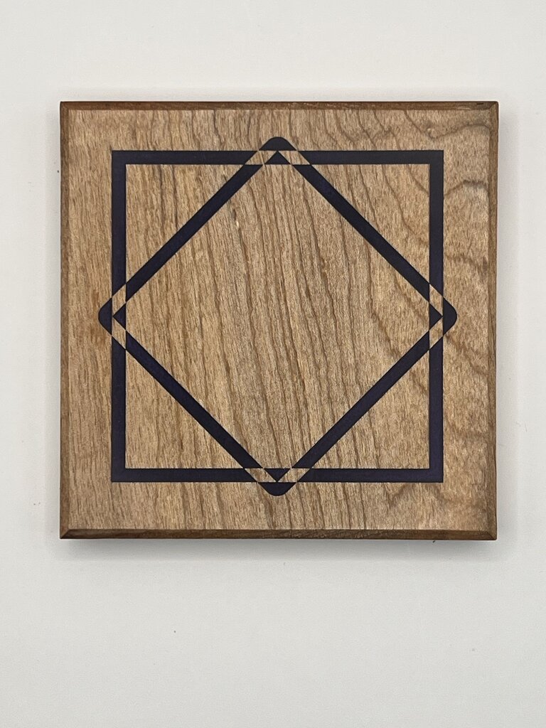Coaster - Diamond Purple Epoxy