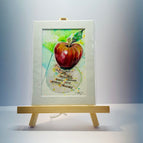 White pictured matte