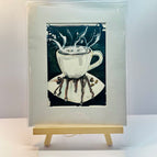 White pictured matte