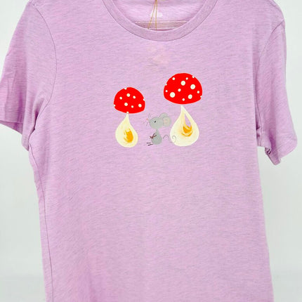 Two Mushrooms and a Mouse Women's Relaxed Fit