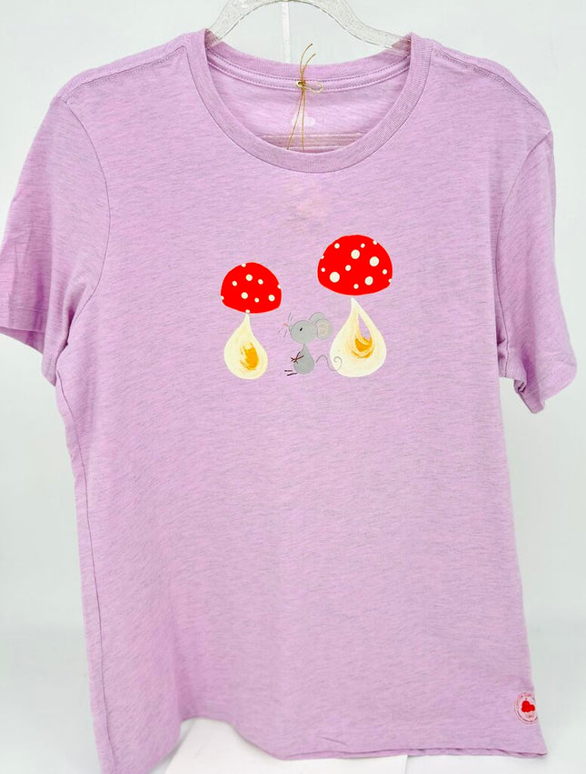 Two Mushrooms and a Mouse Women's Relaxed Fit