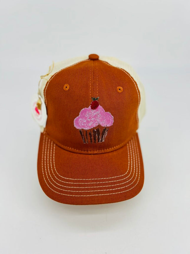 Raspberry Delight Cupcake Baseball Cap