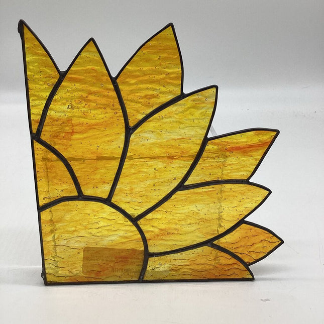 Corner Flower Stained Glass