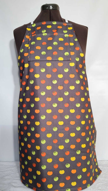 Adult Apron Tomatoes on Gray
