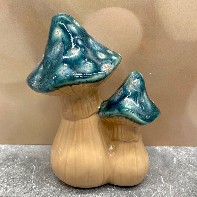 Double Mushroom Blue Crystals