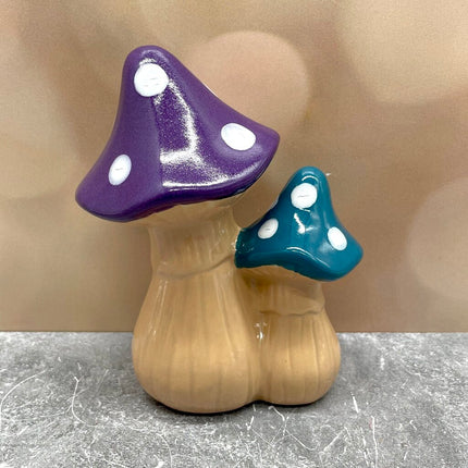 Double Mushroom Purple Blue